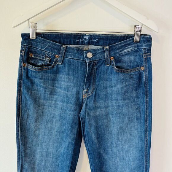 7FAMK 7 For All Mankind Kate Slim Straight Jeans - Picture 3 of 6